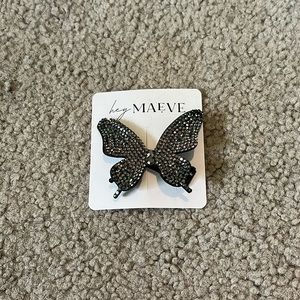 Crystal Butterfly Clip
